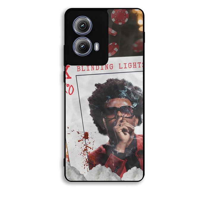King Card Blinding Lights The Weeknd Motorola Moto Edge 2024 Case FE7955