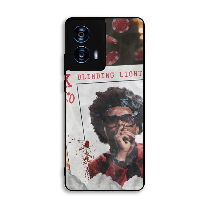 King Card Blinding Lights The Weeknd Motorola Moto G Power 5G 2024 Case FE7678