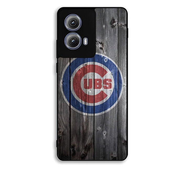 Chicago Cubs Wood Logo Motorola Moto Edge 2024 Case FE7760