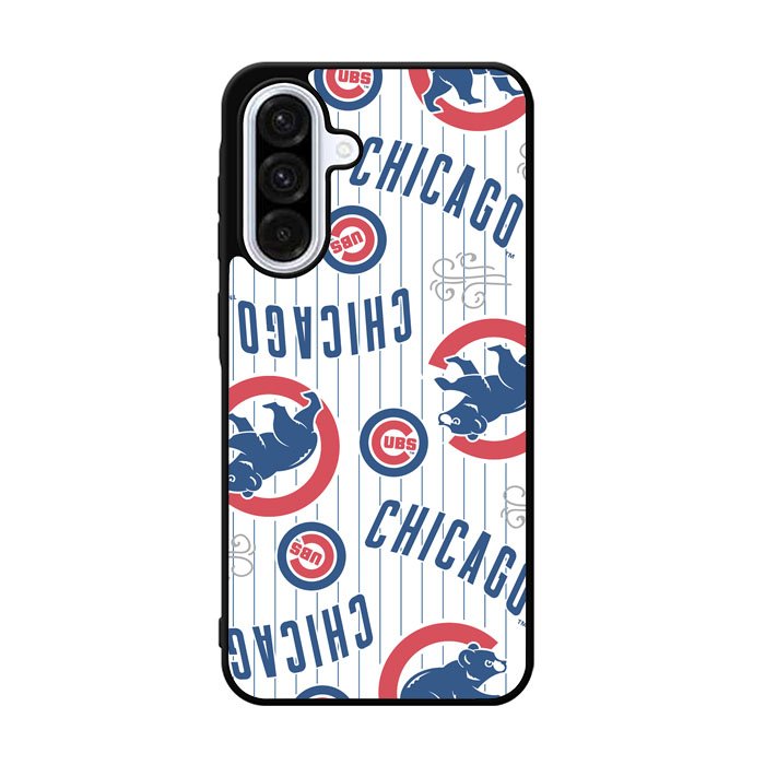 Chicago Cubs Baseball Doodle Samsung Galaxy A36 Case FE5625