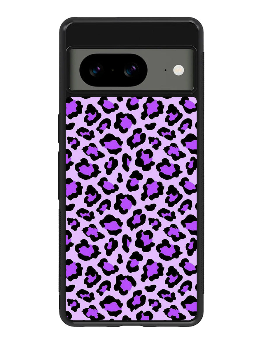Leopard Purple Pattern Google Pixel 8a Case