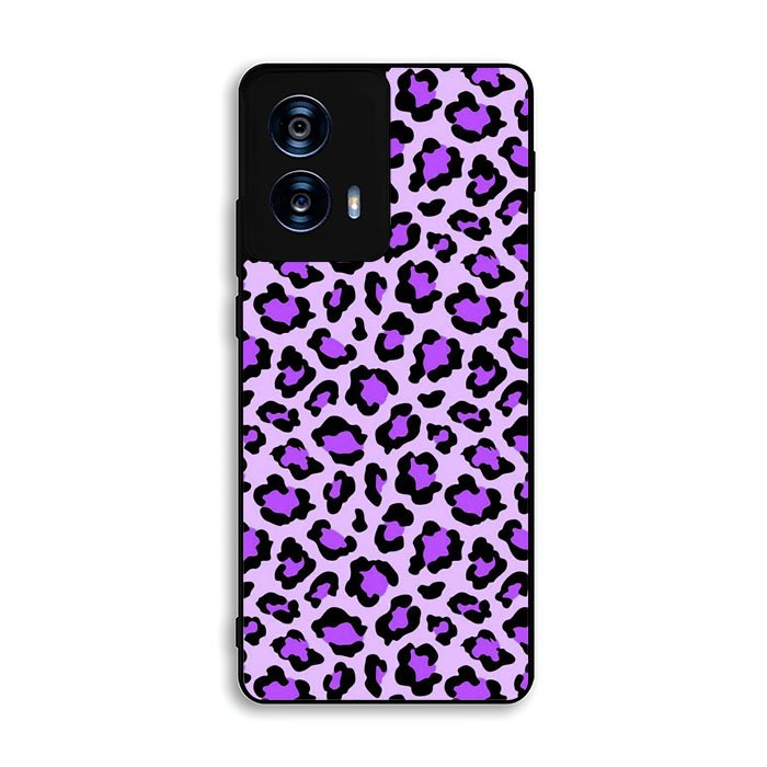 Leopard Purple Pattern Motorola Moto G Power 5G 2024 Case FE5356