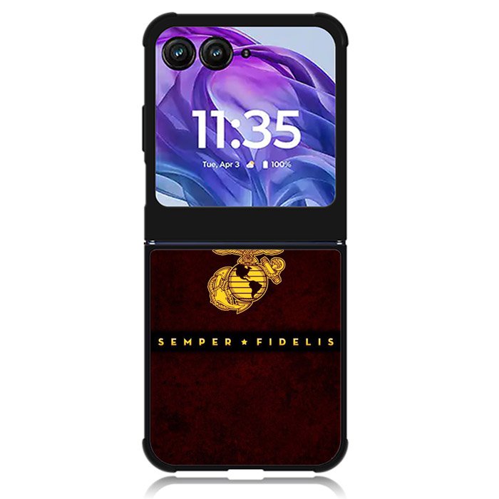Usmc Semper Fidelis Motorola Moto Razr 2024 , Moto Razr 50 Case