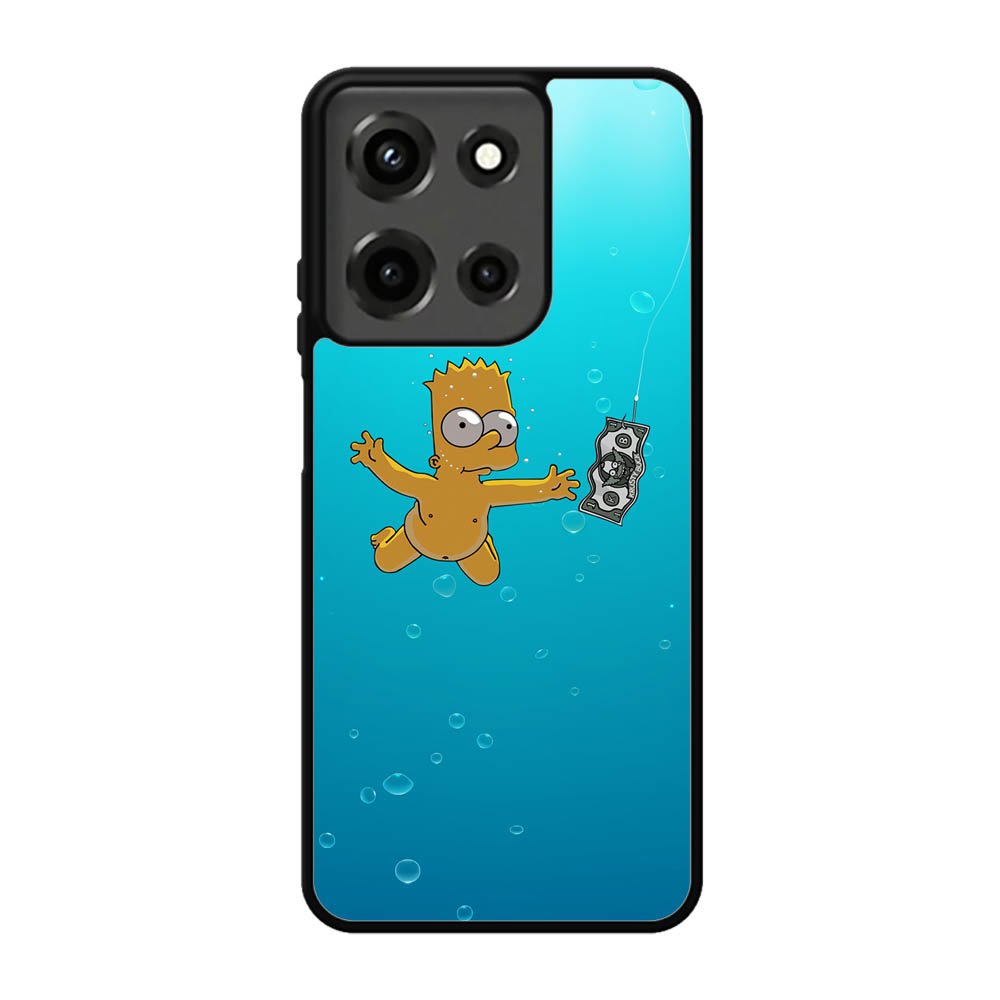 Bart Simpsons Nevermind Nirvana Motorola Moto G 5G 2025 Case FE1729