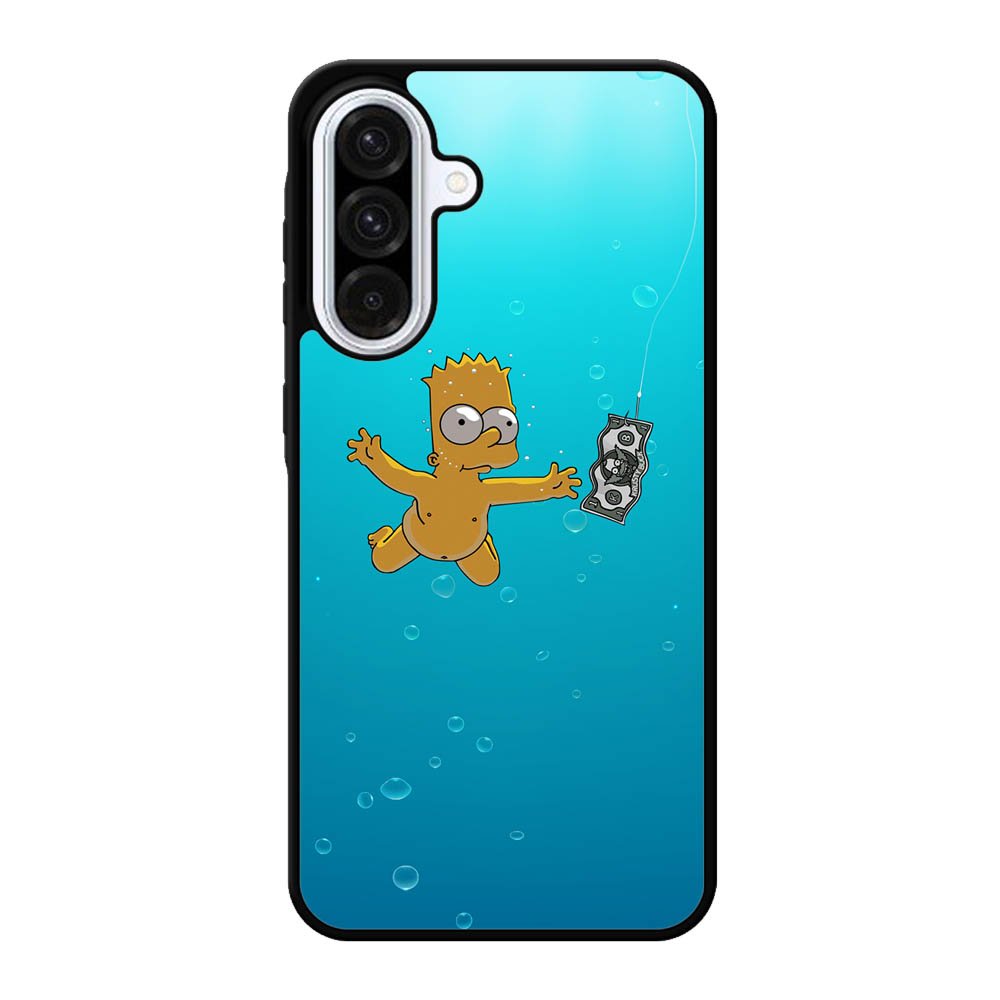 Bart Simpsons Nevermind Nirvana Samsung Galaxy A56 Case FE1729