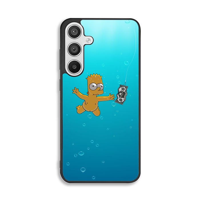 Bart Simpsons Nevermind Nirvana Samsung Galaxy A26 Case FE1729
