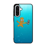 Bart Simpsons Nevermind Nirvana Samsung Galaxy A36 Case FE1729