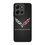 Corvette Logo Carbon 2nd Motorola Moto G 5G 2025 Case FE3440