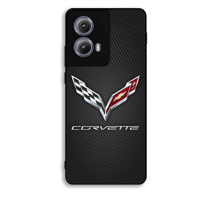 Corvette Logo Carbon 2nd Motorola Moto Edge 2024 Case FE7924