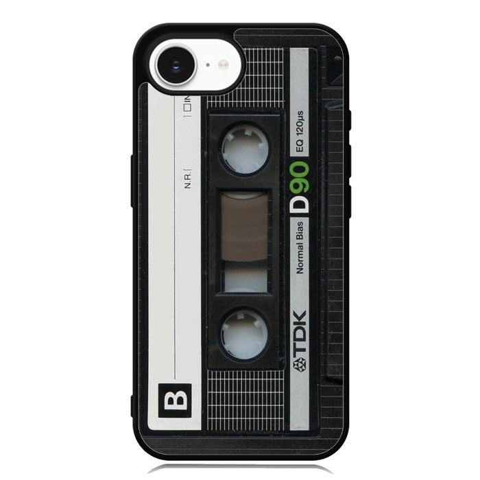 Retro Cassette Tape D90 iPhone 16e Case