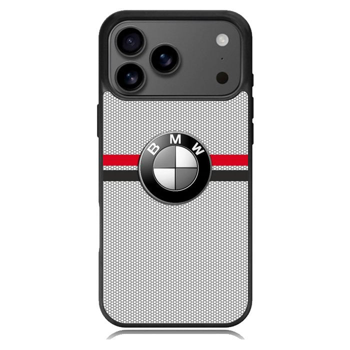 BMW Racing Red Black Logo iPhone 18 Pro Case DC0218