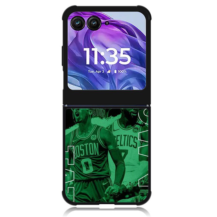 Brown Tatum Boston Celtics Player Motorola Moto Razr 2024 , Moto Razr 50 Case