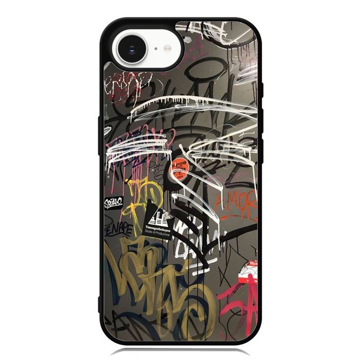 Graffiti in The Grey Wal iPhone 16e Case