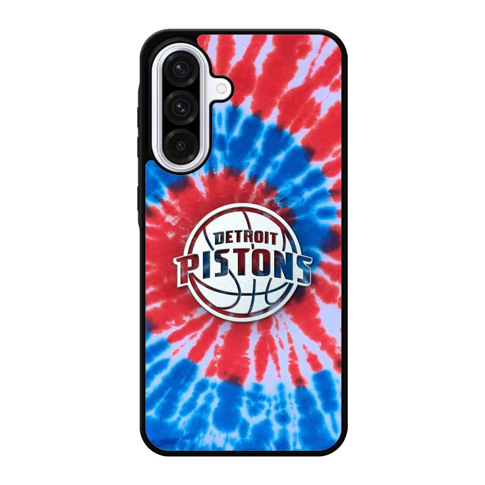 Detroit Pistons Tie Dye Style Logo Samsung Galaxy A56 Case FE7369