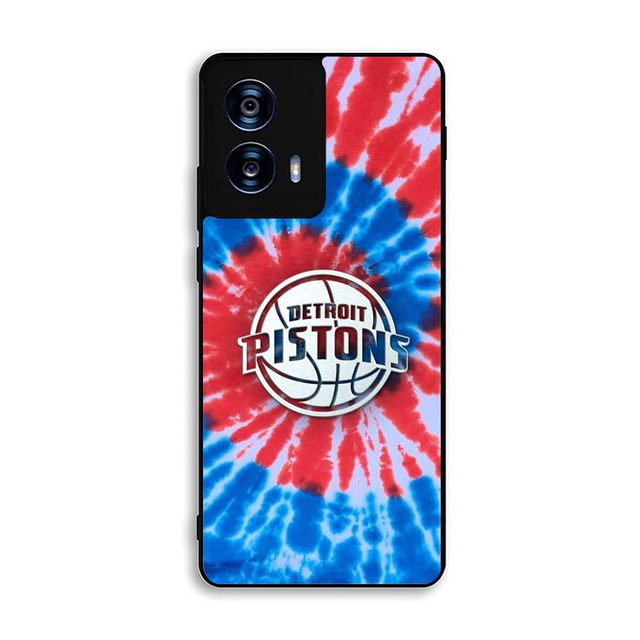 Detroit Pistons Tie Dye Style Logo Motorola Moto G Power 5G 2024 Case FE7369