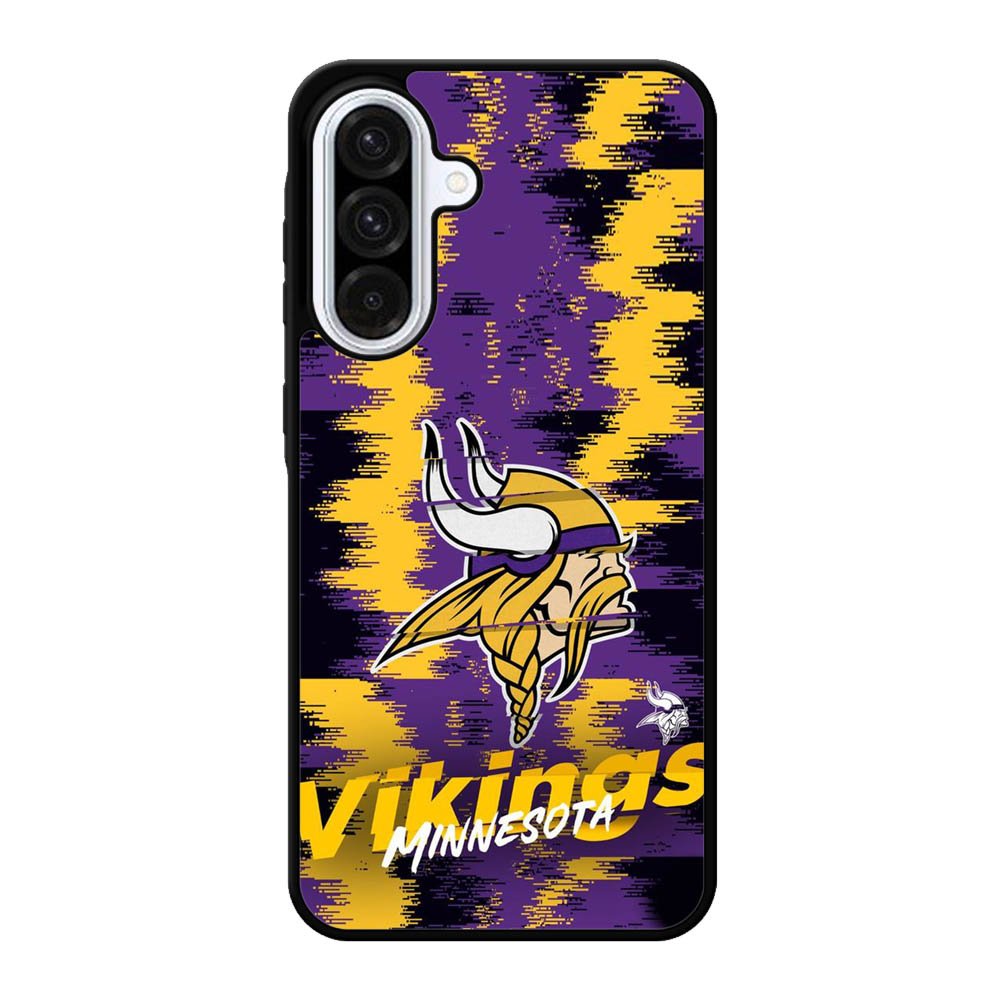 Minnesota Vikings Torn Paper Style Logo Samsung Galaxy A56 Case FE2950