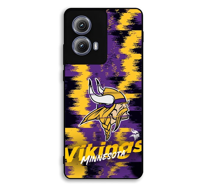 Minnesota Vikings Torn Paper Style Logo Motorola Moto Edge 2024 Case FE2950