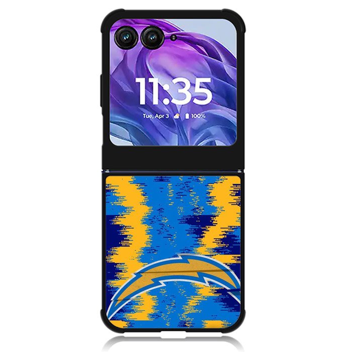 Los Angeles Chargers NFL Team Logo Motorola Moto Razr 2024 , Moto Razr 50 Case