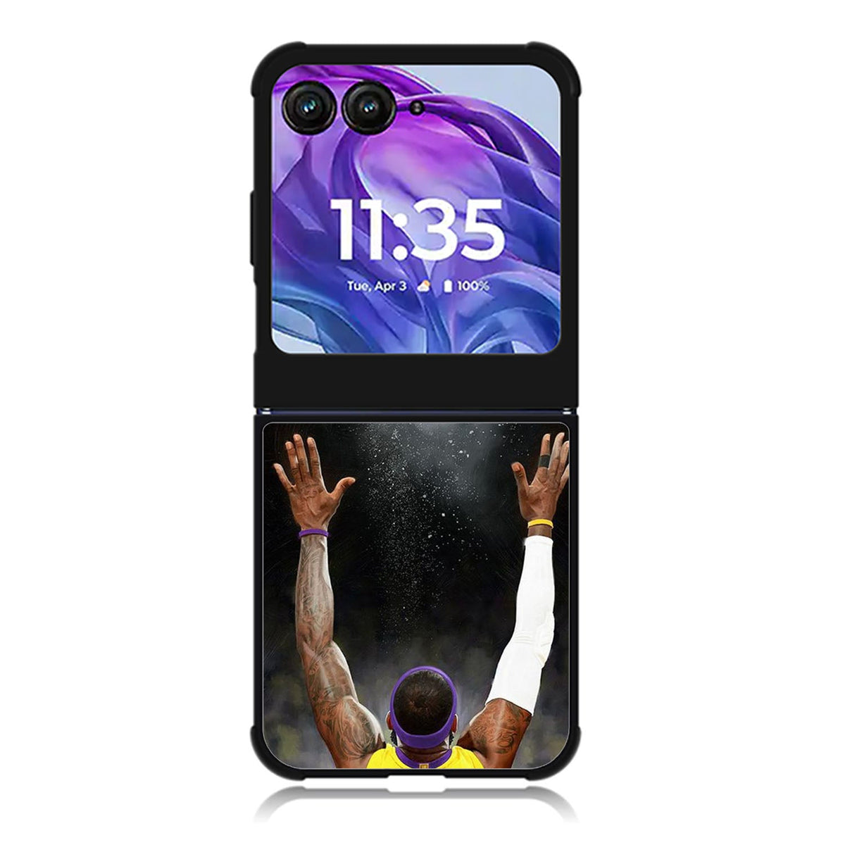 Lebron James Powder Lakers Motorola Moto Razr 2024 , Moto Razr 50 Case FE2864
